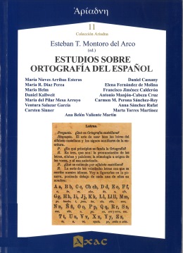 Imagen de portada del libro Estudios sobre ortografía del español