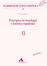 Imagen de portada del libro Principios de fonología y fonética españolas