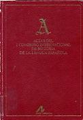 Imagen de portada del libro Actas del I Congreso Internacional de Historia de la Lengua Española