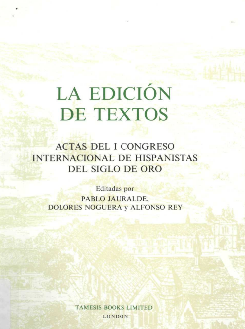 Imagen de portada del libro La edición de textos