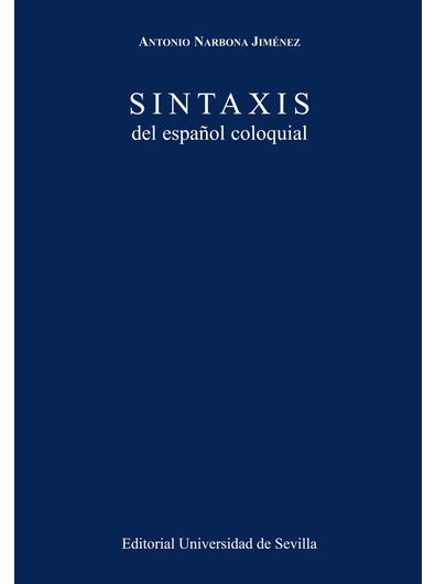 Imagen de portada del libro Sintaxis del español coloquial