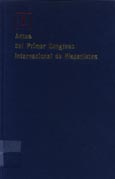 Imagen de portada del libro Actas del Primer Congreso Internacional de Hispanistas