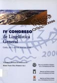 Imagen de portada del libro IV Congreso de Lingüistica General