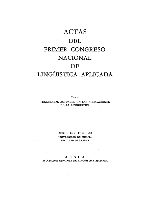 Imagen de portada del libro Tendencias actuales en las aplicaciones de la lingüística