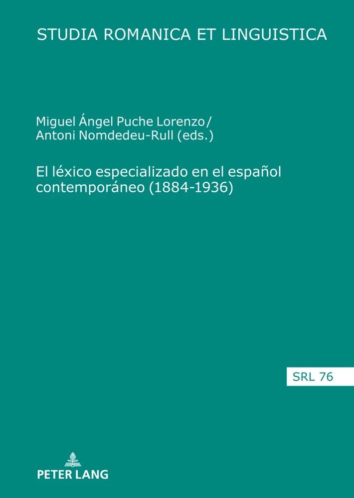 Imagen de portada del libro El léxico especializado en el español contemporáneo (1884-1936)