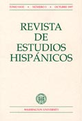 Imagen de portada de la revista Revista de estudios hispánicos