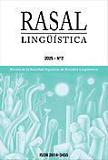 Imagen de portada de la revista RASAL lingüística