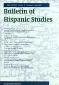 Imagen de portada de la revista Bulletin of Hispanic studies ( Liverpool. 2002 )