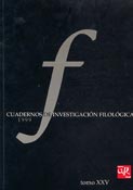 Imagen de portada de la revista Cuadernos de investigación filológica