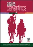 Imagen de portada de la revista Anales cervantinos