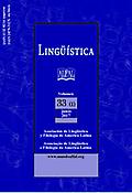 Imagen de portada de la revista Lingüística