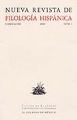 Imagen de portada de la revista Nueva revista de filología hispánica